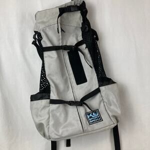 K9 Sports Sack Air Carrier Backpack Bag L Gray Dog Walk Hike Travel Pets- Flaws